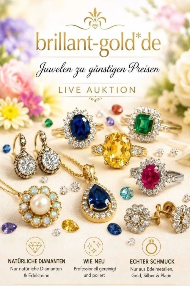 Ab 1€! Goldschmuck, Silberschmuck, Diamanten & Edelsteine [18]