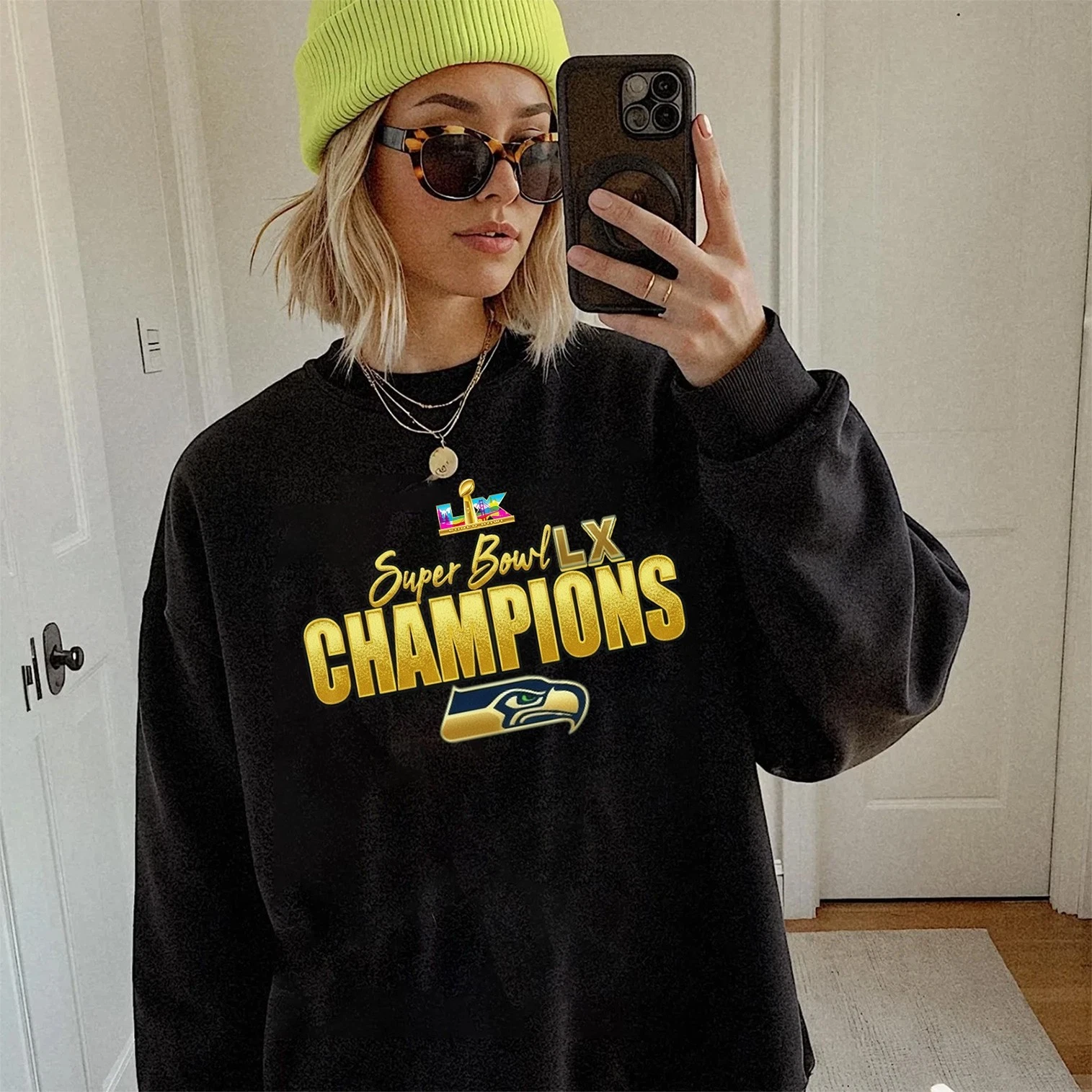 Seattle Seahawks 2025 2026 Super Bowl Champion Sweatshirt