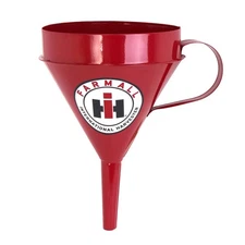 International Harvester Metal Large Red Gas Filling Cone DE1072