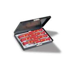 Set PRO WITTRON VDE 1,000V Insulated 7 Pc Set: 4 Slotted, 2 Phillips in Case