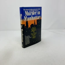 Murder in Manhattan by William Morrow & Company HC First Edition  Very Good 1986