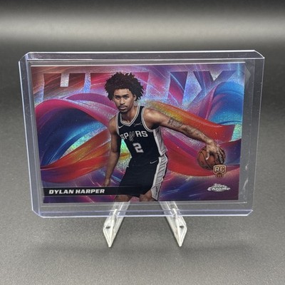 2025-26 Topps Chrome Helix Case Hit SSP Dylan Harper RC Spurs