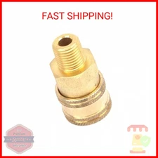 Forney 75126 Quick Coupler Male Socket, 1/4inch M-NPT, 5,500 PSI