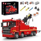 Mould King 19017 Pneumatische Rettungsfahrzeuge LKW Klemmbausteine Spielzeug