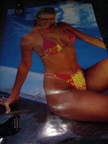 "Pooled Assets"-Rare Vintage Original Pinup Poster 23" x 35"Inches - Picture 5 of 9