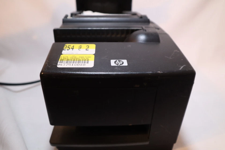 Impresora térmica de recibos y cheques HP A776-C21W-H000 PoS - LOTE DE 2 sin probar Foto 3 de 4