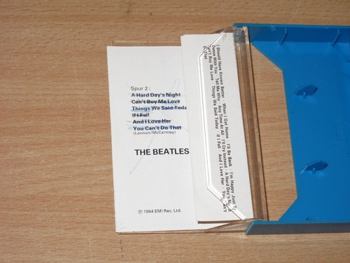 The Beatles MC Cassette - Yeah Yeah Yeah / German Press In Mint - Picture 3 of 3