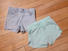 Girl's Shorts Lot Size 6 - Jean Short and Jogger Shorts
