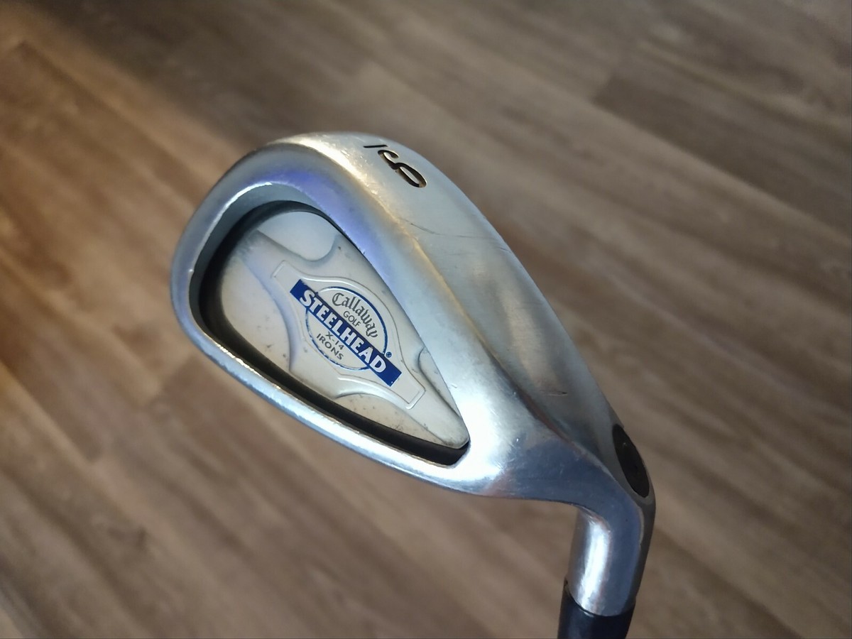 Callaway Steelhead X14 9 Iron Stiff Steel Shaft Golf Pride Grip Callaway Steelhead X14 9 Iron Stiff Steel Shaft Golf Pride Grip