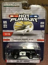 Greenlight Hot Pursuit 1993 Jeep Cherokee California Highway patrol