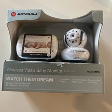 Motorola MBP34 Wireless Video Baby Monitor with One Camera