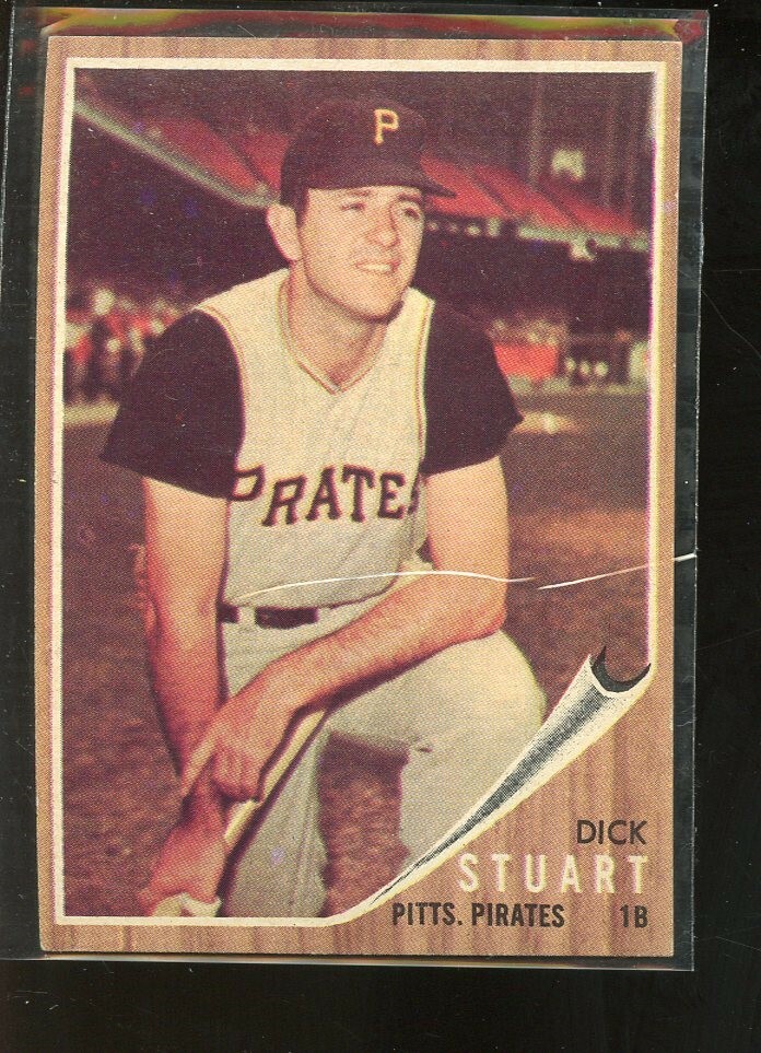 1962 TOPPS #160 DICK STUART PIRATES NRMINT E012625 | eBay