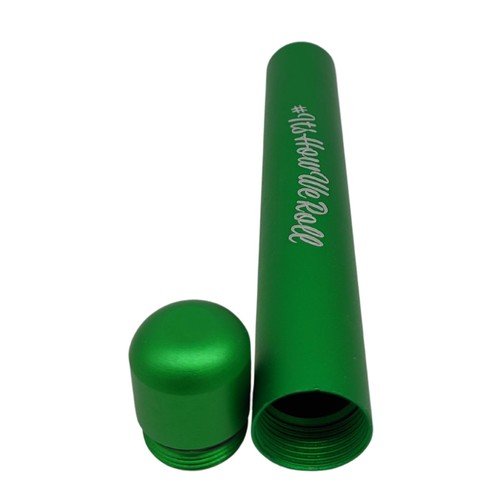 SMO King Size Smell Proof Anodised Aluminium Po Top Cigar Cone Tube holder - Picture 17 of 24