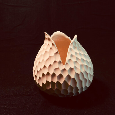 ASA Vase in Natur Pflanzen Blüten Optik H ca 10 cm