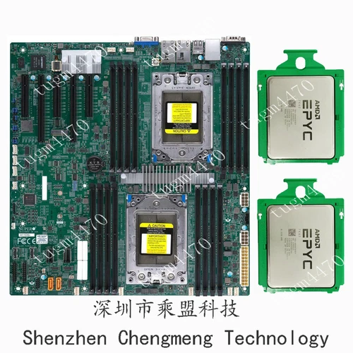 Supermicro H11DSi-i+2x AMD EPYC 7K62 48 Cores CPU (OEM of 7642 ) combination