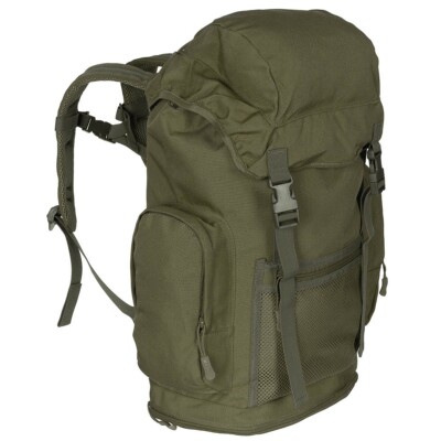MFH Backpack Camping Hiking Bag GB Capacity 30 Liters OD Green