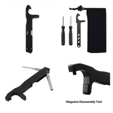 Glock Front Sight Installation Hex Tool Magazine Disassembly Tool with a Pouch
