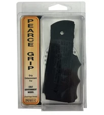 Pearce Grip PG1911-1 Fits Government Model 1911 Rubber Finger Grooves 1911-1 NEW