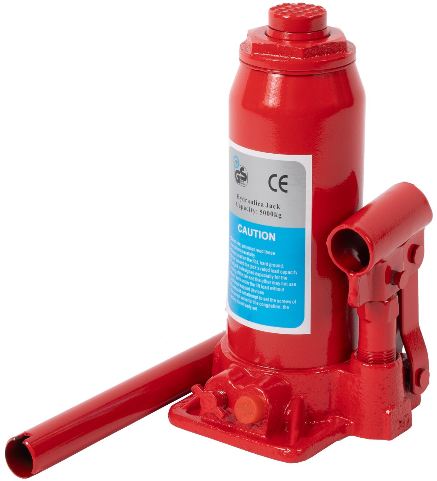 5 Ton Heavy Duty Hydraulic Bottle Manual Lifting Jack Stand, Garage, Car, Van