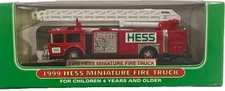 Hess Toy Tuck 1999 Mini Fire Engine Collectible
