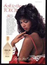 1988 BLACK AMERICANA PRINT AD SOFT TO THE TOUCH FASHION FLAIR & DUKE HAIR WAVE