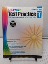 Spectrum Test Practice Grade 1, Reproducible, Clean Pages, Answer List