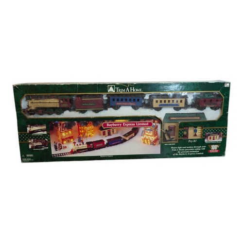 Bayberry Express Limited Toy Train Set New Bright Trim A Home In Box - Picture 2 of 8