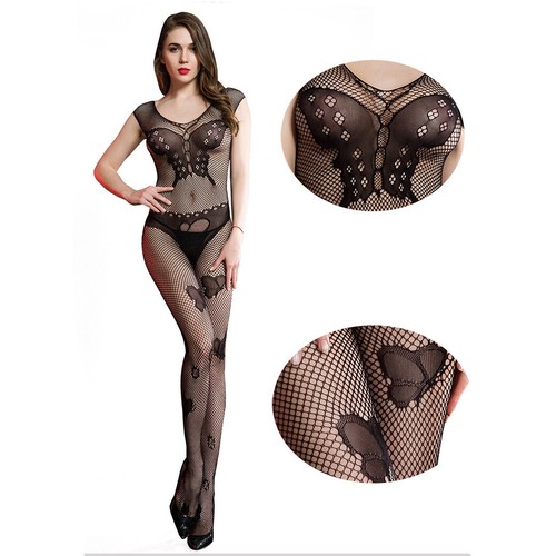 Sexy Lingerie Fishnet Body Net Stockings Underwear Babydoll Sleepwear Bodysuit - Picture 23 of 52