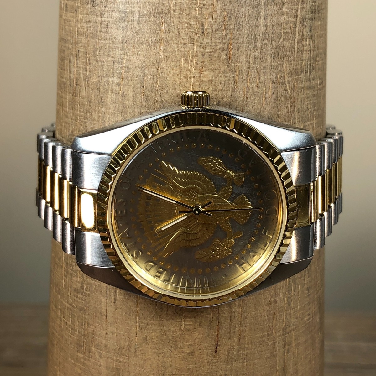 Bradford Exchange 2009 JFK Presidential Half Dollar Watch quartz