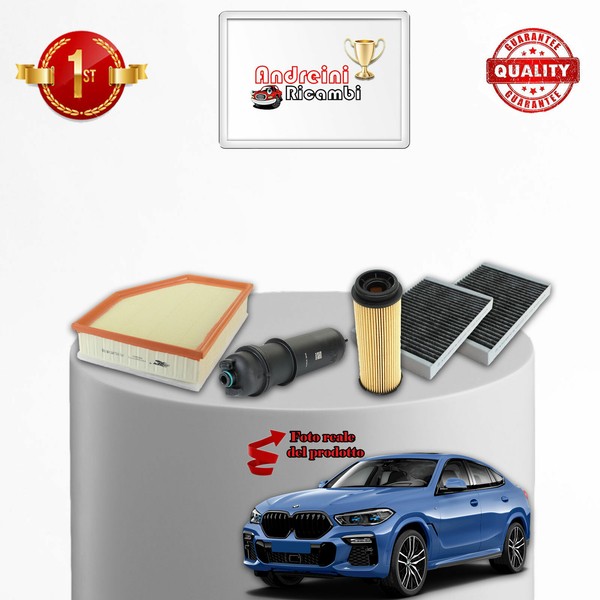 Set Service 4 Filter Xbmw X6 G06 30 D 155KW 211CV Von 2019->-image
