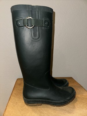 Helly Hansen W Veierland 2 Tall Rubber Rain Boots Women s Size 6 Knee High Nice