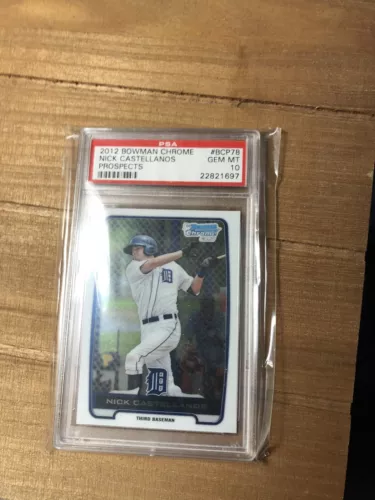 nick castellanos 2012 bowman chrome prospects rookie #bcp78 PSA 10 Gem Mt