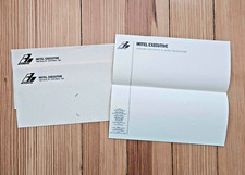 Vintage Interhotel Executive & Atahotel Alpi Stationery Paper, Milano Italy