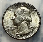 1963 Washington Quarter Silver - Color Toning