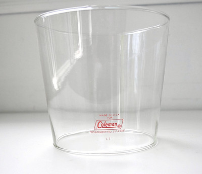 Brand New Coleman 5114-0481 Tapered Lantern Globe - NOS Clear Glass Made in USA