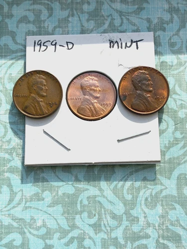 Pretty LOT of "DENVER" Mint 1936/1946/1959 w/ "VF", "AU", "BU", details!