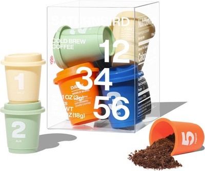 Saturnbird Super Instant Coffee Pods, Specialty Cold Brew Freeze-dried
