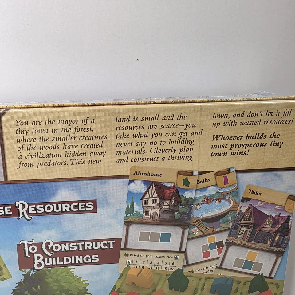 AEG Tiny Towns 棋盘游戏 Peter Mcpherson 全新 未拆封 年龄 14+ 2019 — 第 4/4 张图片