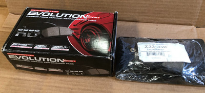 Powerstop Z23 340 Rear Evolution Sport Carbon Fiber Infused Ceramic Volks Audi