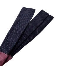 Kirrin Finch Navy Blue Reverse Poppins Fan Bow Tie Unique Kids Accessory