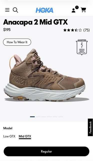 HOKA Anacapa 2 Mid GTX
