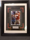 Joe Montana Autographed Photo Coa Framed Excellent Condition Hall Of Fame 2000