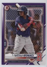 2021 Bowman Draft Purple 76/250 Brainer Bonaci #BD-54 09yc