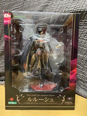Kotobukiya ARTFX J Lelouch Code Black Figur R2 mit Bonus Kopfteil 2019