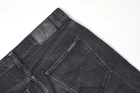 Men's NUDIE JEANS SOLID OLLIE BLACK STEEL TAPERED GRAY COTTON W32 x L30