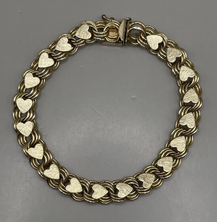 Women’s Bracelet 1/20 12 KT GF Gold Filled JB Signed - Image 2 of 4