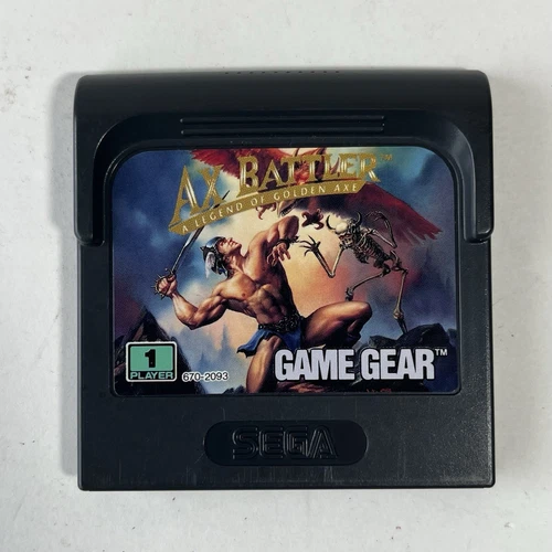 Axe Battler Legend of Golden Axe Sega Game Gear Video Game Cartridge w/ Case