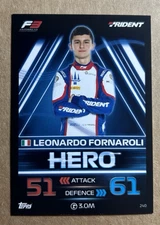 2023 Topps Turbo Attax Hero Leonardo Fornaroli #240