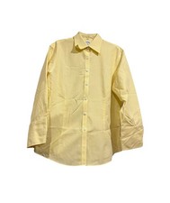 BROOKS BROTHERS 8 Boys Butter Yellow Check Button Up Dress Shirt Cotton