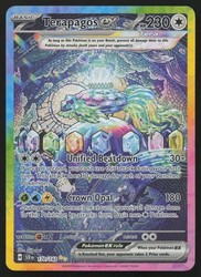 Terapagos ex 170/142 Stellar Crown Special Illustration Rare